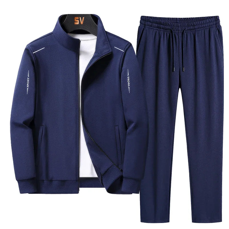 Men's Tracksuit Suit New Arrive Tracksuit Mens Casual Solid Solor Sweatpant Set Unisex Jogging Suit MEN Plus Size 6XL 7XL 8XL.