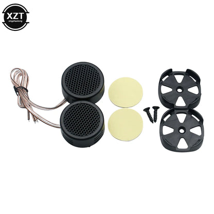 500W Loud Speaker 1Pair Universal High Efficiency Mini Dome Tweeter Loudspeaker Super Power Audio Sound for car.