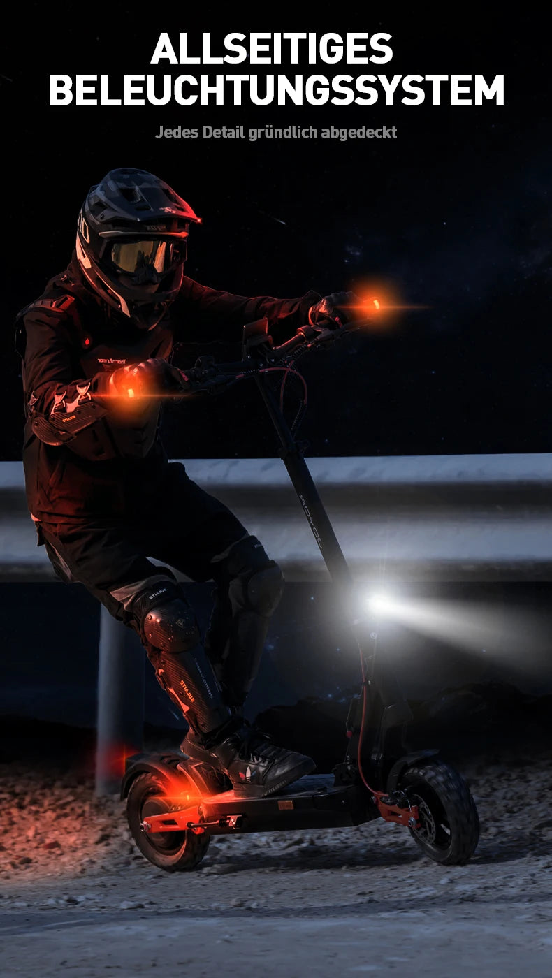 JOYOR T6E PRO (ABE) Adult Electric Scooter 500W Motor 48V26AH Battery E-Mountain Escooter 10" Off-Road Tire Foldable E-Scooter.