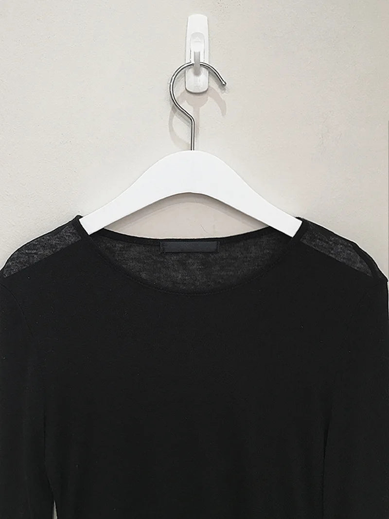 Sexy Shirt Women T-Shirt Long Sleeve Korean Style Slim Basic Elasticity Tshirt Top Womens Clothing T Shirt Femme