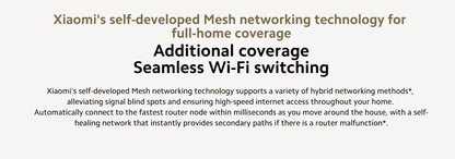 Xiaomi Router AX3000T 2.4G 5G Mesh Technology WiFi 6 Efficient Wall Penetration Children Online Protection WiFi Router Repeater.