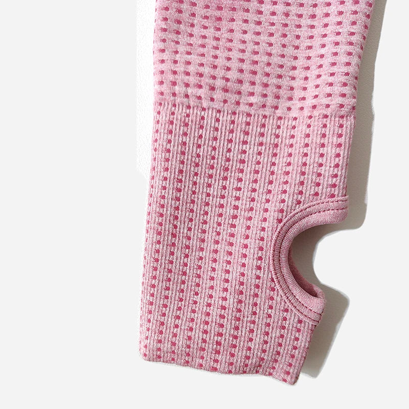 WAREBALL Women Seamless Yoga Set Gym Clothing Fitness High Waist Leggings Crop Top Shirts Sport Suits Workout Pants Active Wear