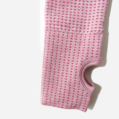 WAREBALL Women Seamless Yoga Set Gym Clothing Fitness High Waist Leggings Crop Top Shirts Sport Suits Workout Pants Active Wear