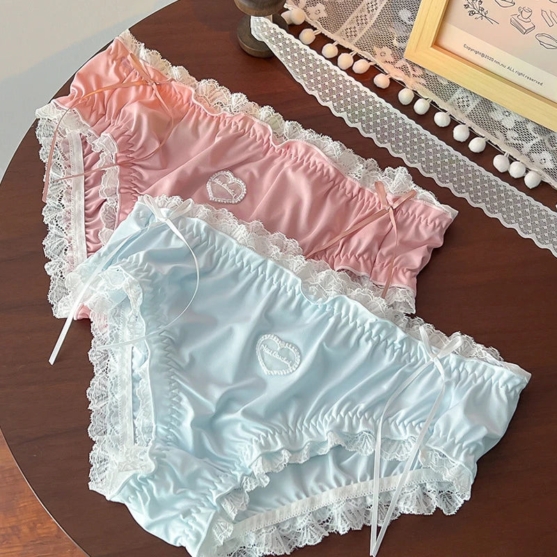 Sexy panties Plus size ropa interior femenina lace lenceria sweet calzones para mujer high elasticity underwear women Lingerie.