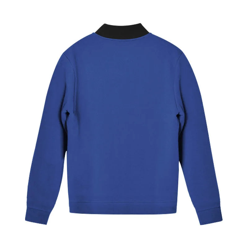 Amazon 2024 European and American men's clothing fitness sports trend outdoor leisure men's zipper suit.