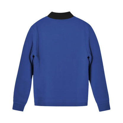 Amazon 2024 European and American men's clothing fitness sports trend outdoor leisure men's zipper suit.