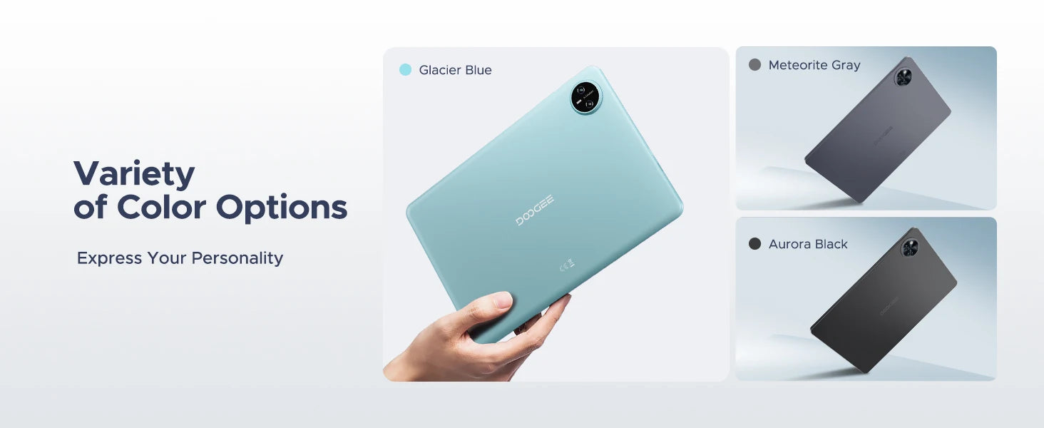 DOOGEE Tab A9 Pro Tablet 10.1" HD Display Android 15 20GB(4+16) 128GB 6580mAh Large Battery Dual Speakers Pad PC 2 In 1 Tablet.