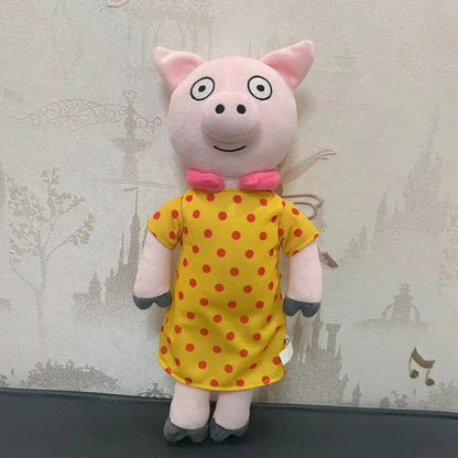 Pip and Posy Plush Toys Rabbit Mouse Pig Frog Stuffed Dolls Kids Educational Plushies Figure Cartoon Pillow Kids Christmas Gifts