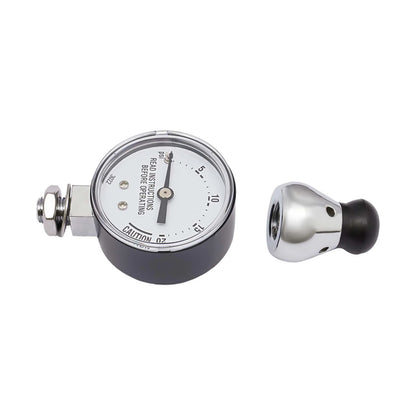 22L Aluminium Alloy Pressure Canner 90Kpa Thickened Explosion-proof Pressure Cooker Pot with Pressure Gauge and Safety Valve.