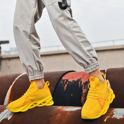 Men Shoes Breathable Fashion Mesh Running Shoes Man High Quality Unisex Light Tennis Baskets Athletic 2023 Sneakers for Men