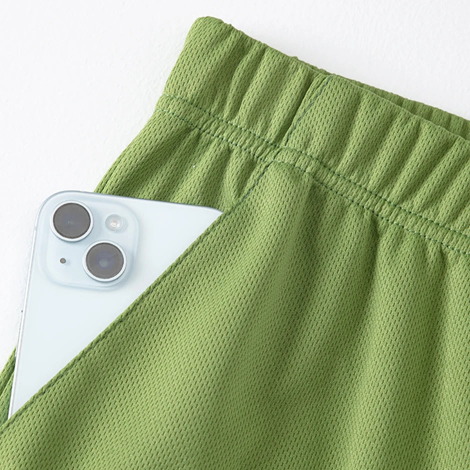 1/2/4 Piece Men's Quick Drying Sports Suit Casual Breathable Short Sleeved T-shirt Pocket Versatile Shorts For Teenagers To Wear