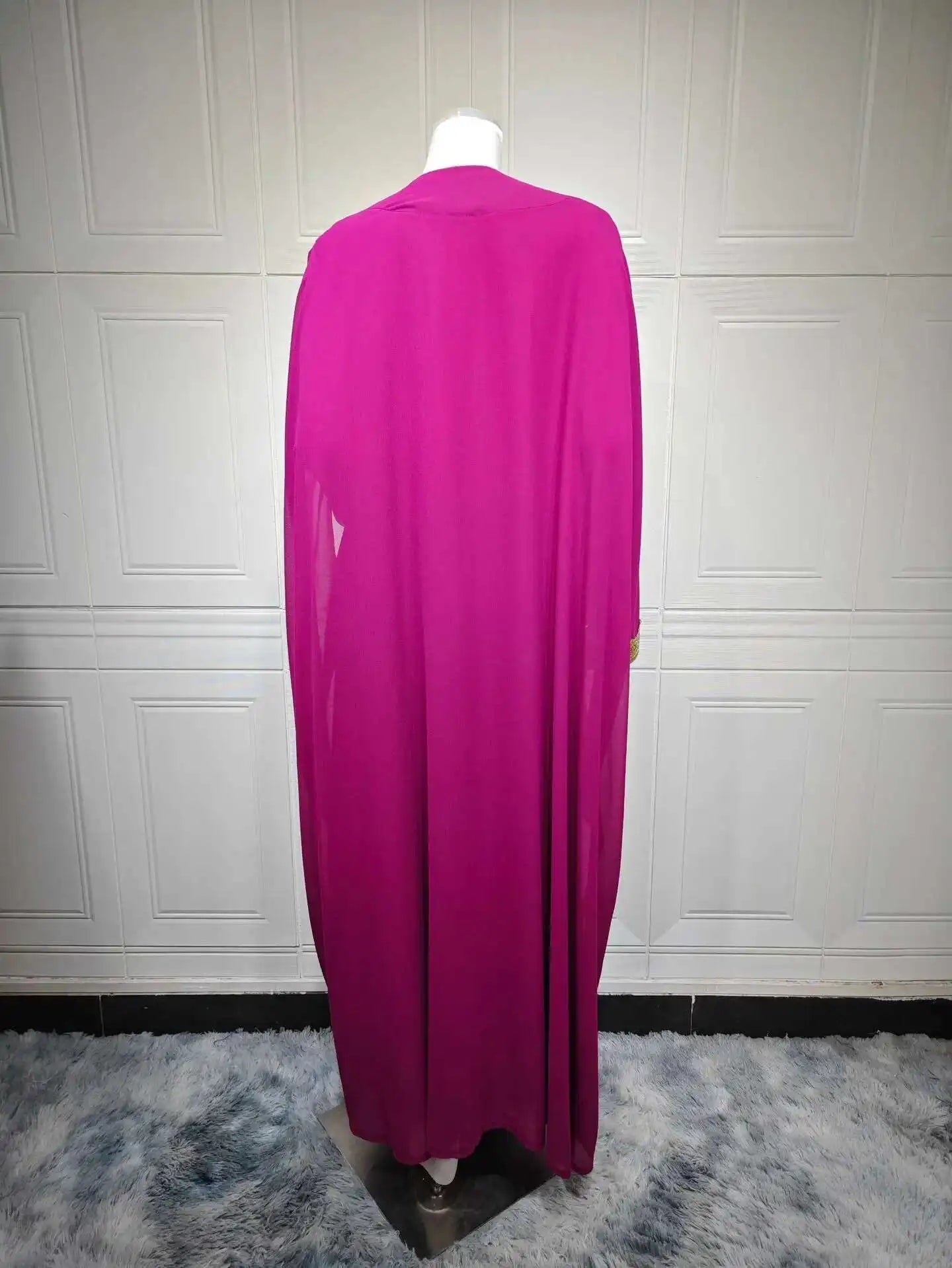 2PCS Muslimische Frauen Luxus Kimono Strickjacke Innere Kleid Set Dubai Abaya Kaftan Marokko Abend Party Kleid Djellaba Eid Jalabiya Neue.