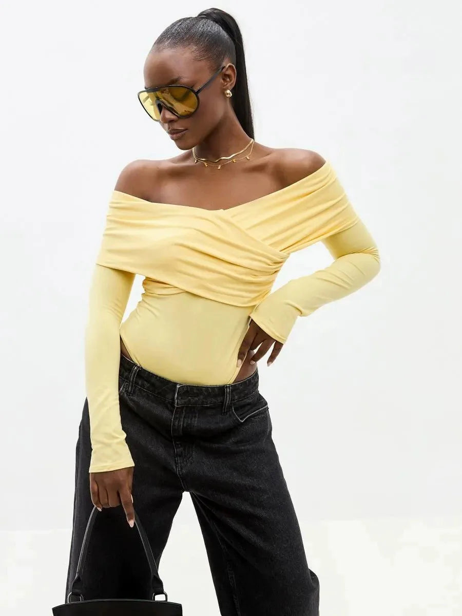 Women Spring Sexy Red Bodysuits Backless Solid Corset Slim Fashion Crossed Bodysuits Long Sleeves Casual Female Knitted Rompers.