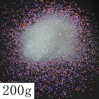 Ultra Fine Colorful Spark - Solvent Resistant White Iridescent Glitter -  - 015 Size, 0.5 mm.