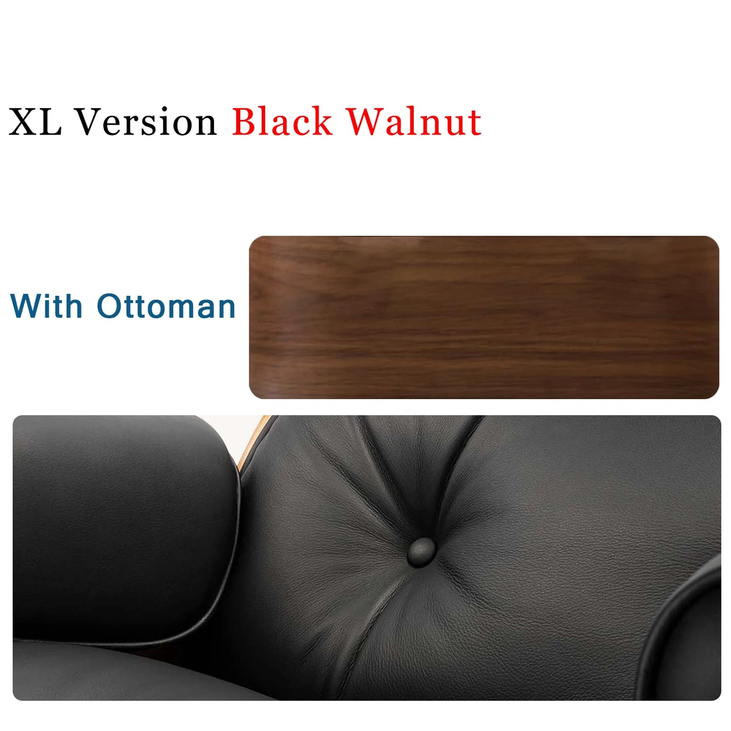 Oberschicht aus Rindsleder, klassischer Liegestuhl, XL-Version mit Armlehne, Drehstuhl, Möbel, Freizeitstuhl für Schlafzimmer, Balkon, Studio