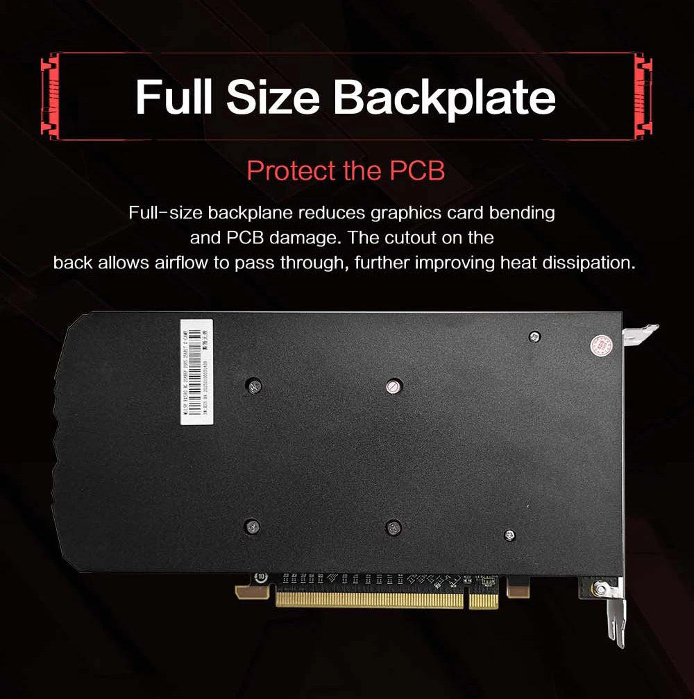 MLLSE AMD RX 580 8GB 2048SP Gaming Graphics Card GDDR5 256Bit PCI-E 3.0 ×16 8Pin Radeon GPU Rx 580 Video Card Placa De Video.