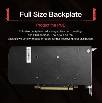 MLLSE AMD RX 580 8GB 2048SP Gaming Graphics Card GDDR5 256Bit PCI-E 3.0 ×16 8Pin Radeon GPU Rx 580 Video Card Placa De Video.