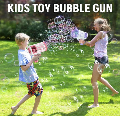 40/69 Holes Bubble Machine Ages 3+ Boy Girl Toys Birthday Wedding Kids Adult Party Toys Summer Outside Bubble Gun Soap Blower.
