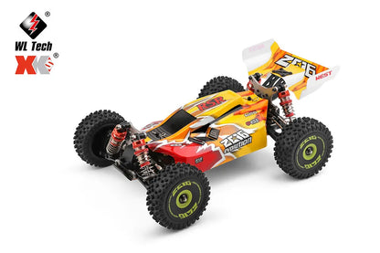 WLtoys 144010 144001 75KM/H 2.4G RC Car Brushless 4WD Electric High Speed Off-Road Remote Control Drift Toys for Children Racing.