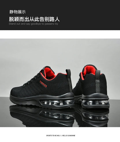 Plus Size 46 47 Mens Sports Shoes New Fashion Summer Black Sneakers Man Cushioning Air Running Shoes Husband chaussure de course.