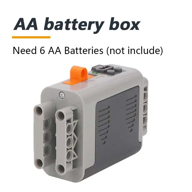 Technical Motor Battery Box Power Functions Parts IR Speed Servo Light Receiver PF APP Remote Control Car Building Blocks Bricks