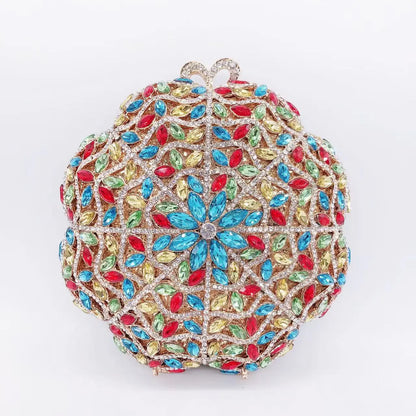 Diamond Dinner Hollow Rhinestone Banquet Clutch Bag Handtassen Dames Bolsos De Fiesta Para Mujer Boda Women's Rhinestone Handbag