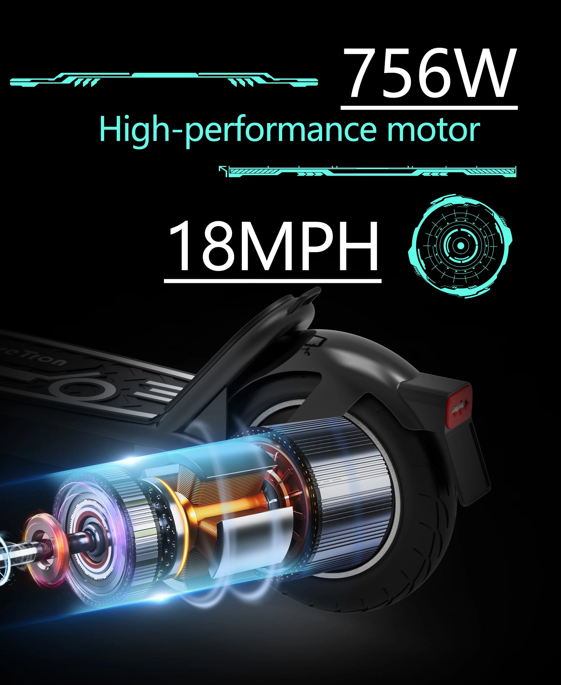 DriveTron DT01 Electric Scooter Adults 36V 13Ah Escooter Long Range 25 Miles Lightweight Kick Scooter.