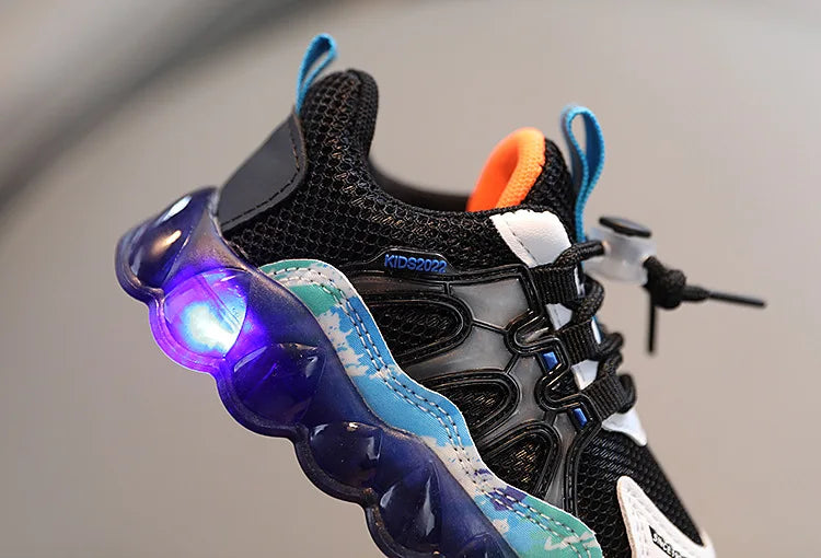 Kids Running Shoes Mesh Breathable Casual Sneakers for Children Lightweight Sport Shoes Boys Girl Non-Slip Outdoor.