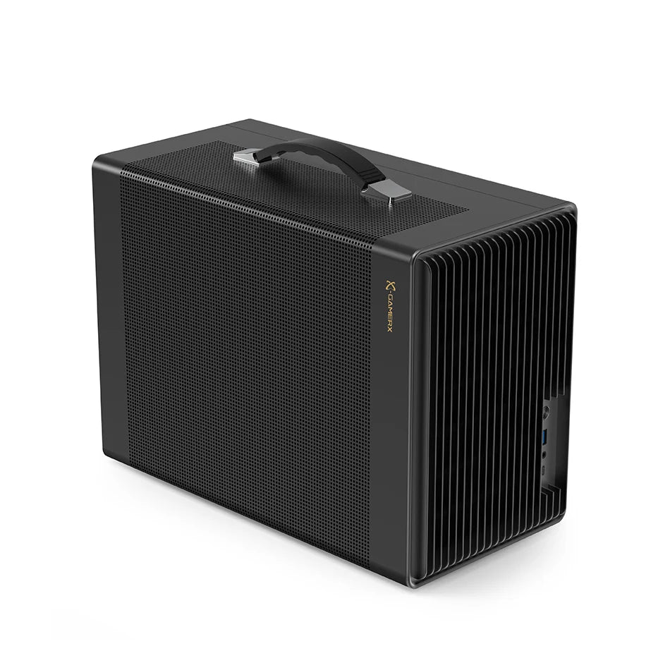 Power Train P40 MATX Mesh Case Handheld DIY Mini Compact ITX Type-c Desktop Game Computer Chassis Supports 350mm Graphics Card