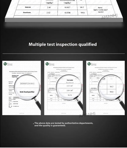 Stainless Steel Smart Water Catalyst Sinks large Double slot Purification Sterilized Fruit Dishwashing Kitchen Sink