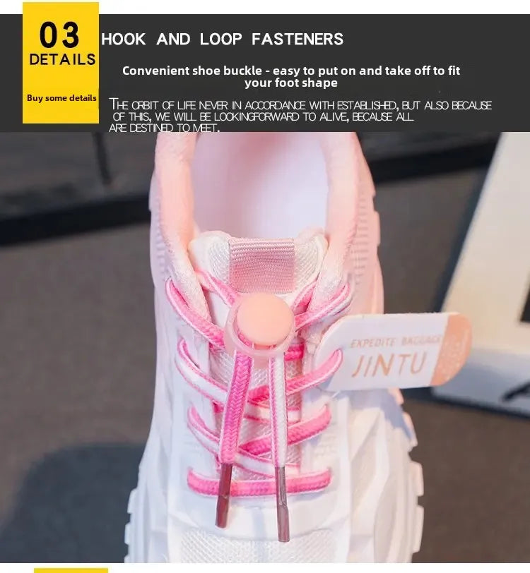 Kids Fashion Shoes For Boys Girls Toddler Boy Girl Soft Sports Shoes Children Running Sneakers Air Mesh Breathable 26-37.