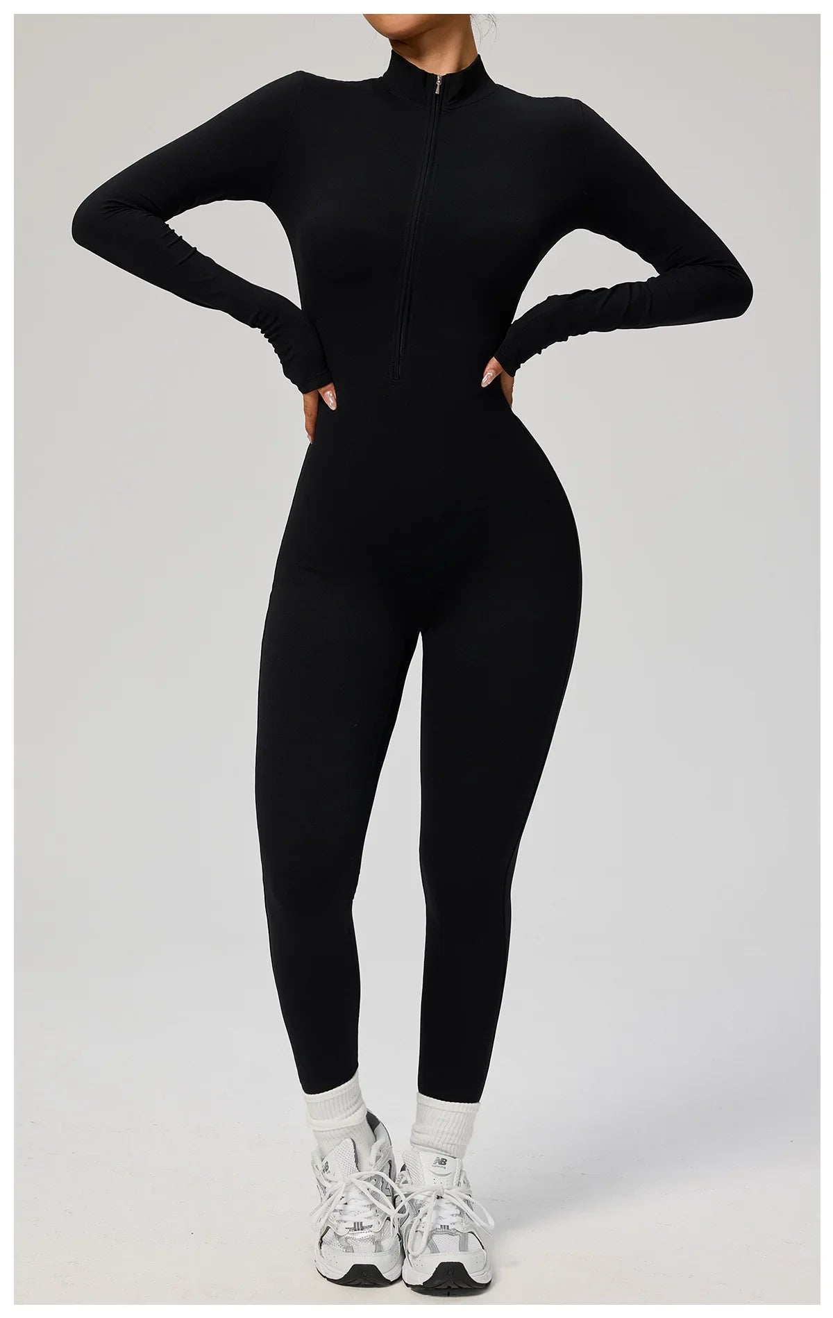 Tianyi High-Intensity Fitness Long-Sleeve Yoga Bodysuit Sensation Tight-Fitting Sportswear for Women Made in China