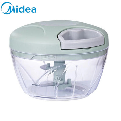 Midea Manual Garlic Chopper Meat Mincer Hand Pull Press Crusher Multifunctional Vegetable Chili Onion Cutter Kitchen Accessories.