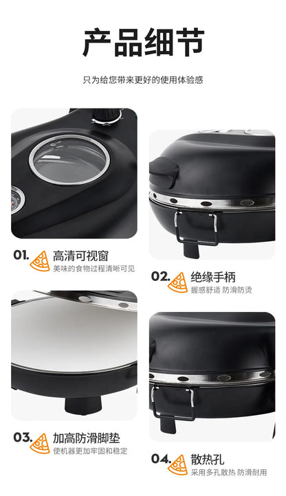 Pizzaofen Tragbare Pizzamaschine Multifunktionale Pizzamaschine