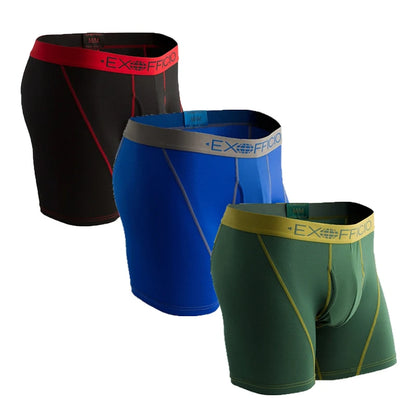 3er-Pack Exofficio Herren-Unterwäsche-Boxershorts mit Fliegen, Herren-Mesh, 15,2 cm, Boxershorts, Unterwäsche, Sport-Boxershorts, leicht, bequem