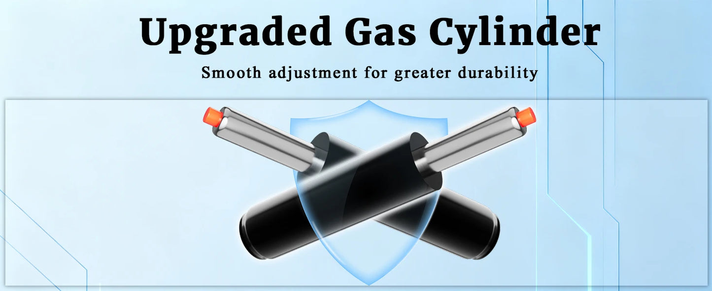 Ergonomischer elektronischer Gaming-Stuhl mit Massagefunktion, verstellbarer Lordosenstütze und Fußpedalen, Computer aus atmungsaktivem Stoff