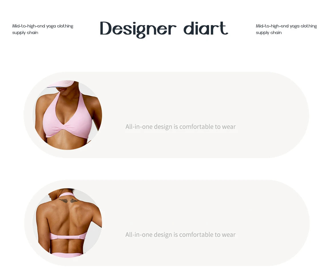 Women Sexy Beauty Back Gym Running Push Up Yoga Sports Bras Breathable Wrapped Yoga Sports Bras Triangle Cup Underwear Female.