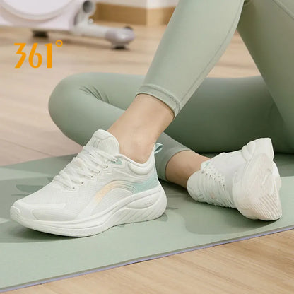 361 Degrees SoftFlow 3.0 Women's Running Sports Shoes Shock Absorption Rebound All-match Comfortable Sneakers Female 682412242.