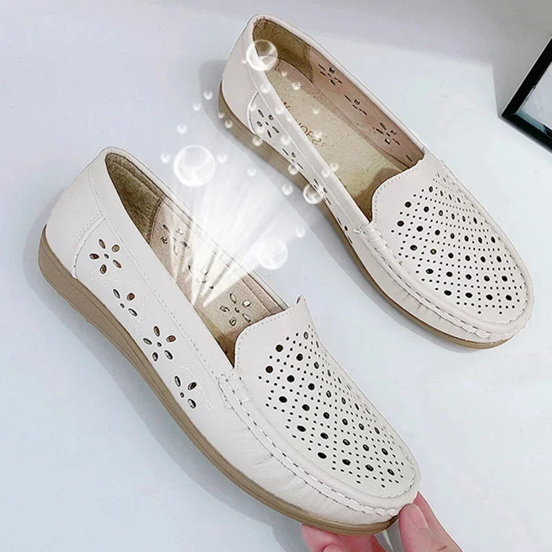 BCEBYL Summer New Fashion Round Toe Nurse Shoes Soft Sole Non-slip Sandals Flat Shoes Breathable Casual Sports Women's Shoes.