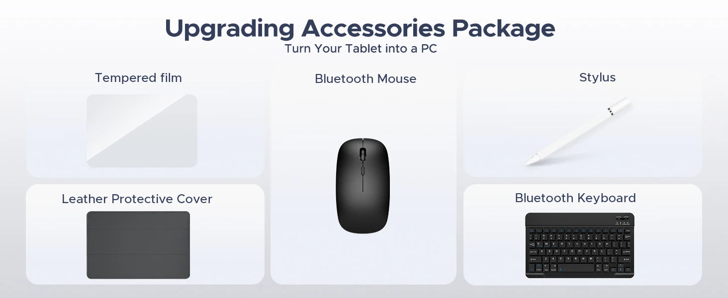 DOOGEE Tab A9 Pro Tablet 10.1" HD Display Android 15 20GB(4+16) 128GB 6580mAh Large Battery Dual Speakers Pad PC 2 In 1 Tablet.