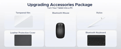 DOOGEE Tab A9 Pro Tablet 10.1" HD Display Android 15 20GB(4+16) 128GB 6580mAh Large Battery Dual Speakers Pad PC 2 In 1 Tablet.