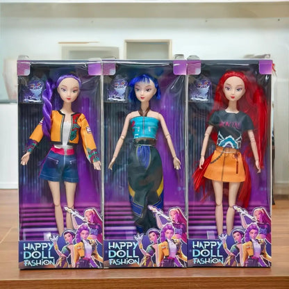 2025 New Korean Wave Girl Group K-POP Witch Hunt Doll Rumi Mirazoi Toy Vinyl Doll Christmas Children's Birthday Gift.