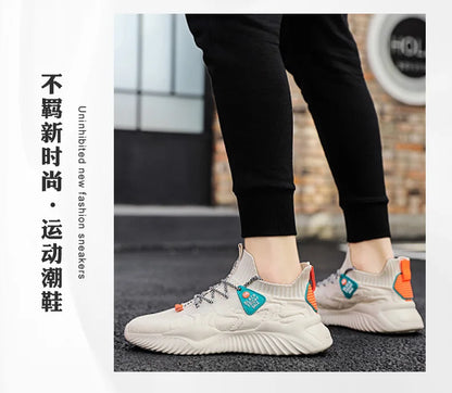 Tenis Men Sneakers  Running Mens Casual Shoes Luxury Sneakers Trainer Race Breathable Shoes Fashion Mesh Loafers Shoes for Men.