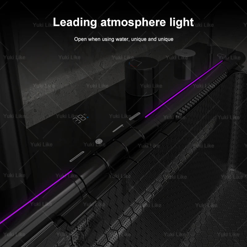 Neue Wasserfall Küchen spüle Edelstahl Multifunktion große Einzels chlitz integrierte Digital anzeige Waschbecken