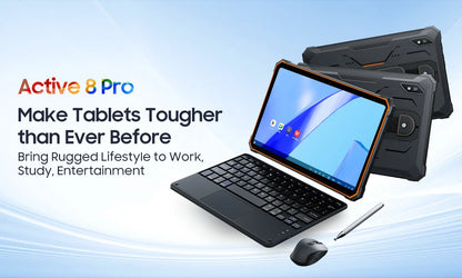 Blackview Active 8 Pro Rugged Tablets Android 14 10.36" 2.4K Display Helio G99 16GB 256GB Tablet PC 22000mAh.