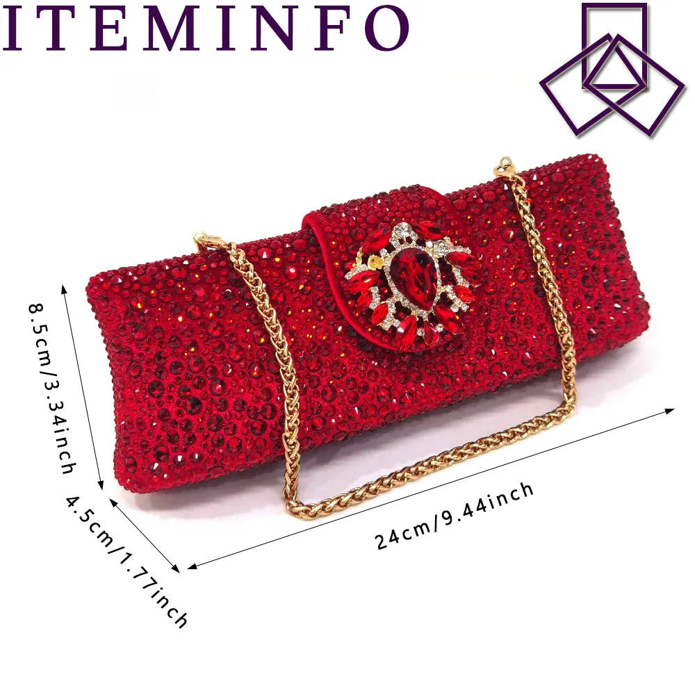 Sandals Woman Summer 2024 Hot Selling Design Pointed Toe Thin Heels Mature Ladies Shoes Matching Bag Set in Red Color.