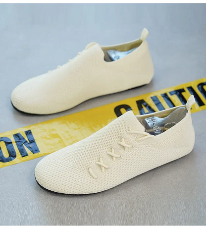 YRZL Men's Comfortable Shoes Breathable Walking Shoes Summer Mesh Loafers Anti Slip Casual Sneakers Lightweight Shoes for Men.