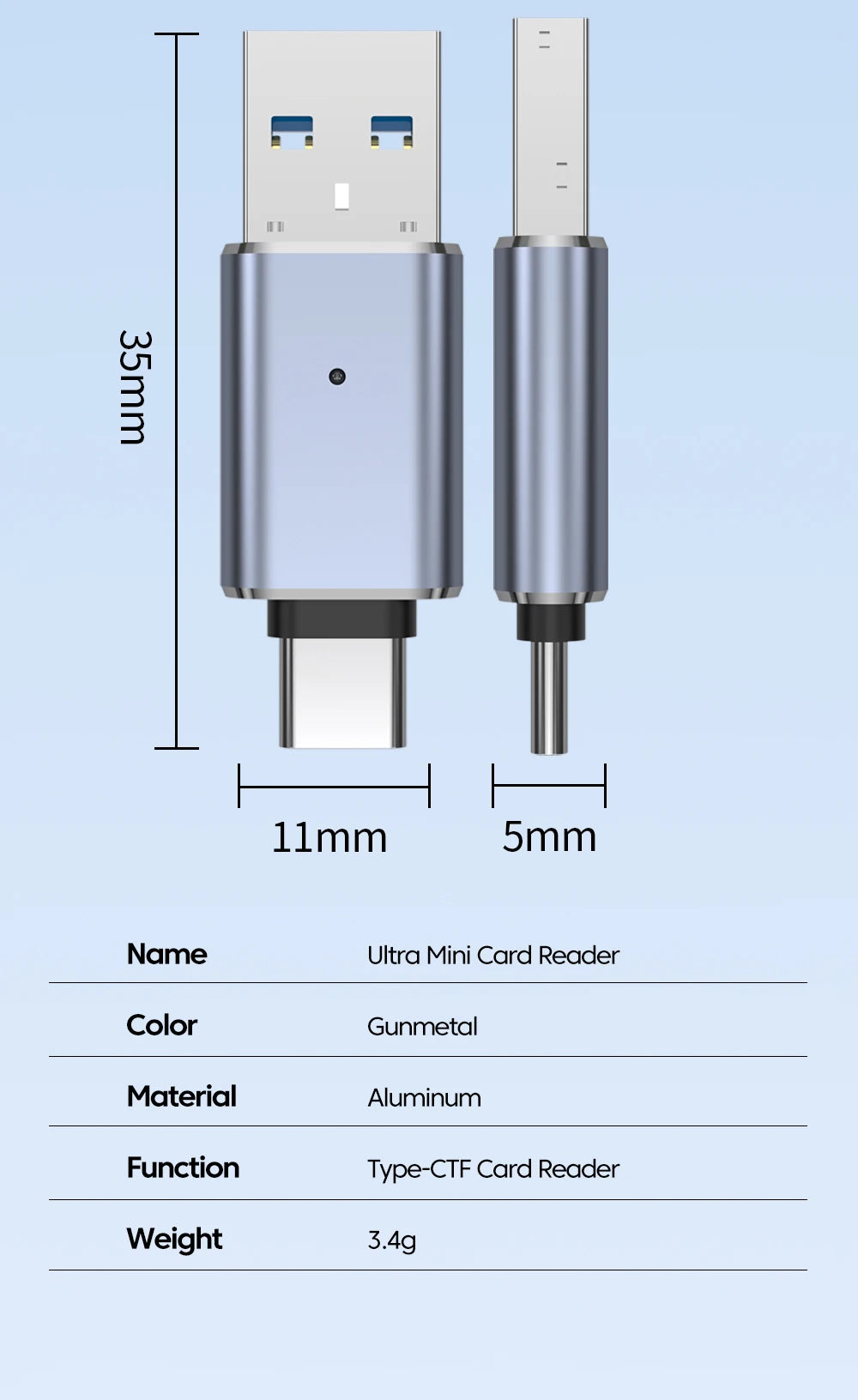 Elough USB 3.0 Card Reader SD TF Card Reader Lightning adaptador usb a tipo c High Speed Cardreader For iPhone Accessories.