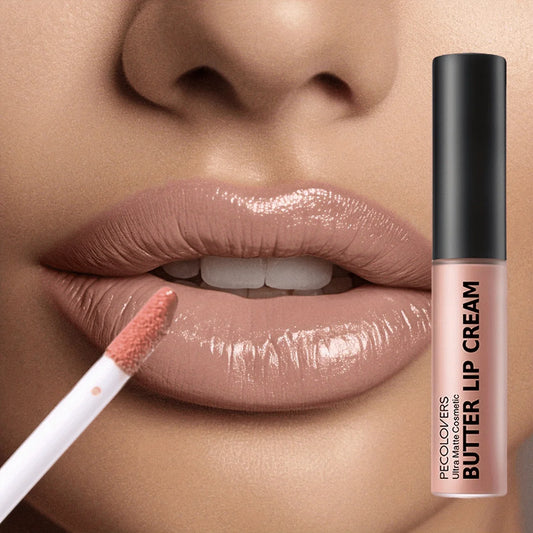 Long Lasting Butter Lip Gloss Lip Balm Liquid Lipstick Waterproof Lipstick Cosmetics Makeup Lipgloss for Women Girls.