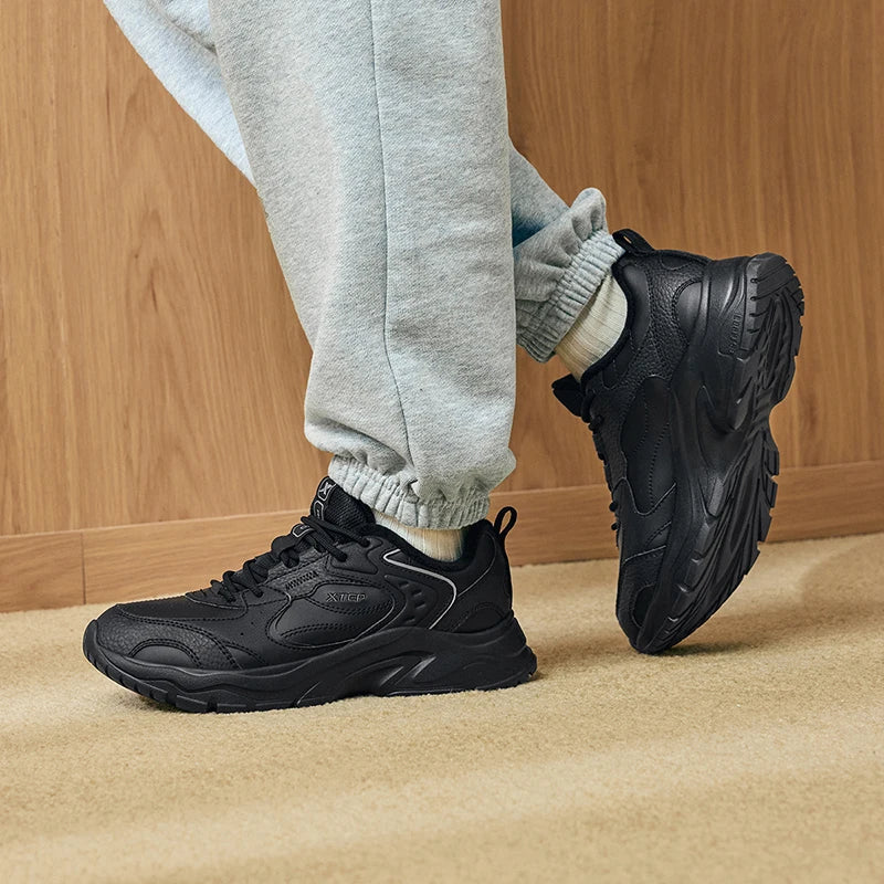 Xtep Cotton Shoes For Women 2024 Winter Warm Soft Sports Shoes Trendy Retro Durability Comfortable Sneakers 876418370026.